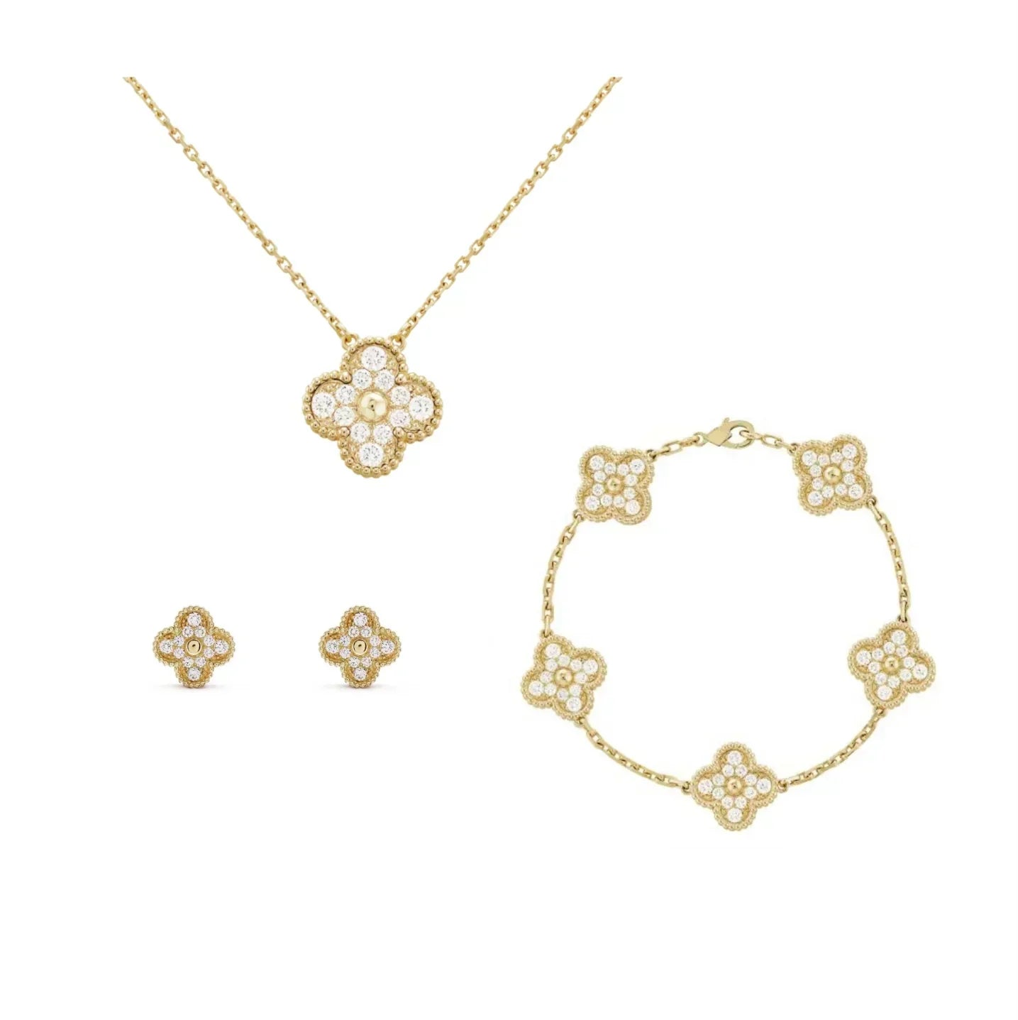 Luxe Radiant Diamant Set - Gold